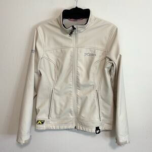 Klim Women's Shell Jacket Coat Cream Size Medium